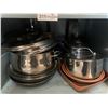Image 2 : Assortment of Stainless Steel Pots, Pans, and More!
