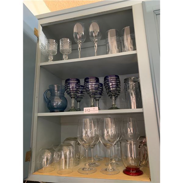 Collection of Glassware and Stemware