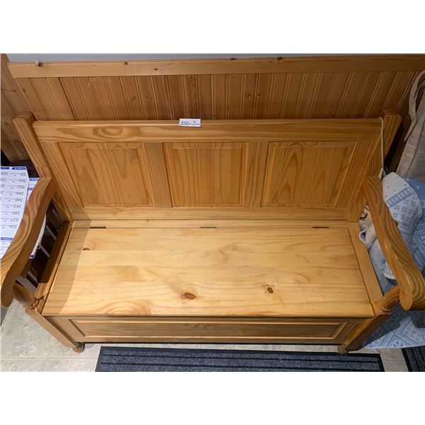 Wooden Storage Bench
