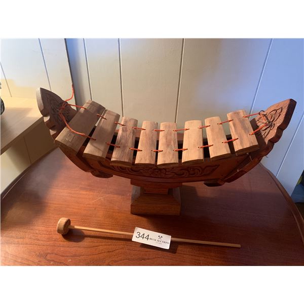Decorative Wood-Carved Xylophone