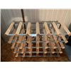 Image 1 : Wooden and Metal Wine Rack