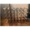 Image 2 : Wooden and Metal Wine Rack