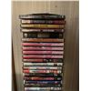 Image 2 : Metal DVD Rack w/ Assortment of DVDs