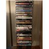 Image 3 : Metal DVD Rack w/ Assortment of DVDs