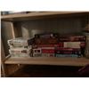 Image 4 : Wooden Shelving Unit w/ Assortment of DVDs