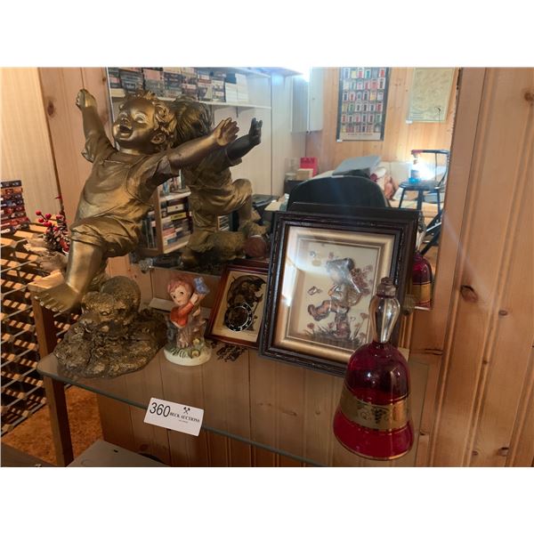 Cheering Boy Statue, Hummel Clock, and More!