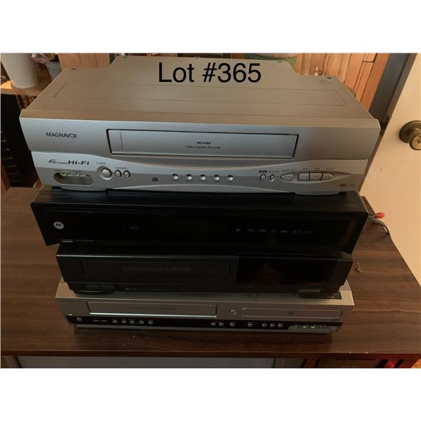 Magnavox Video Cassette Recorder (MCV604), Samsung Video Cassette Recorder (VT4620C), and More!