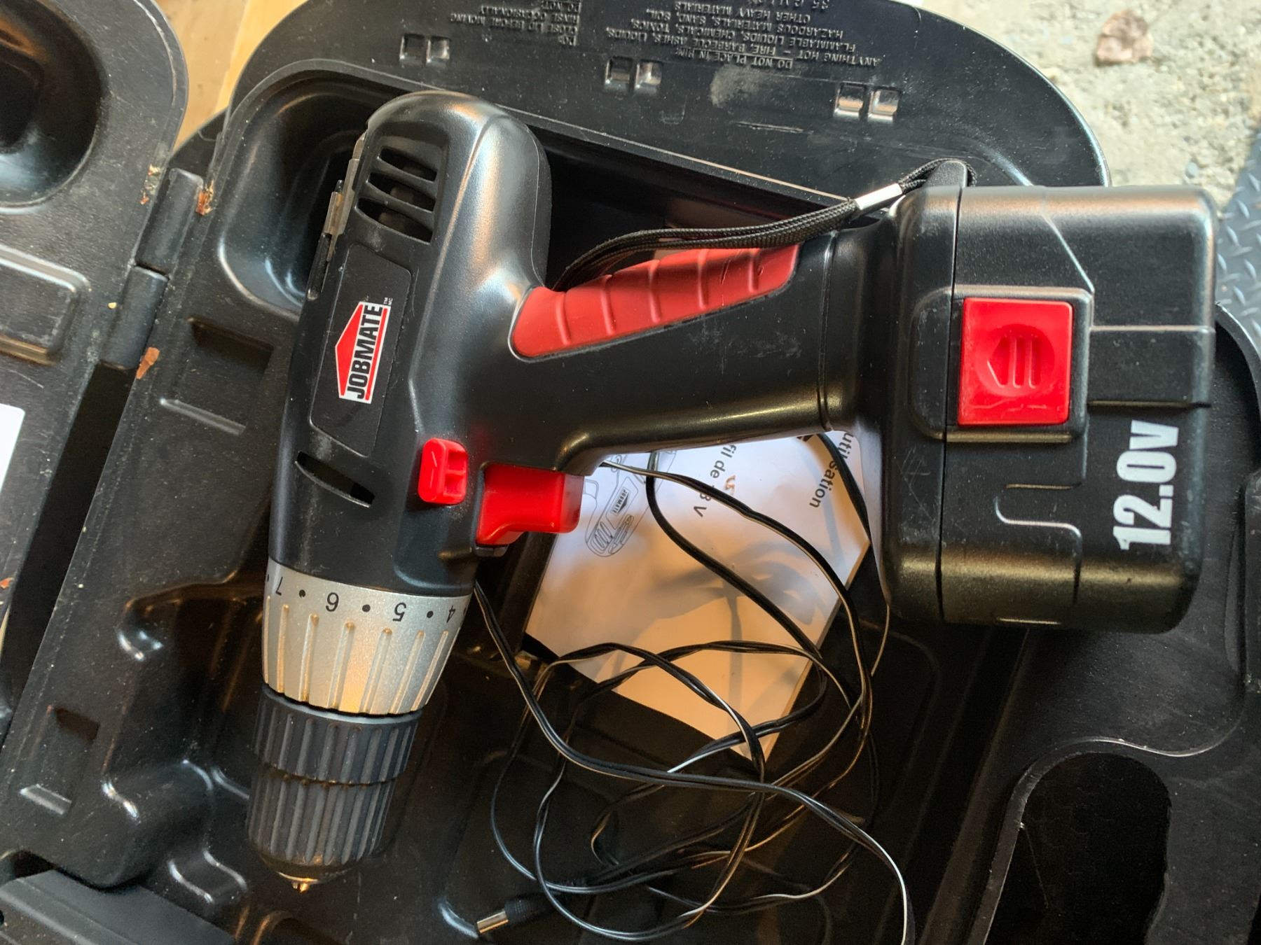 Jobmate 12V Cordless Drill - Beck Auctions Inc.