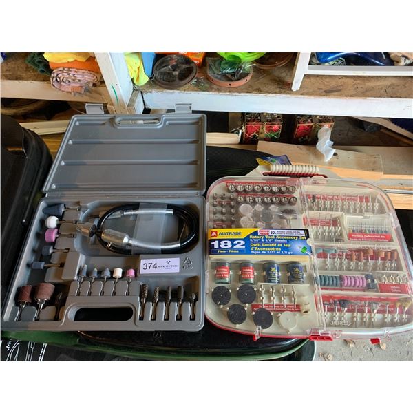 2 x Rotary Tool Accessory Sets