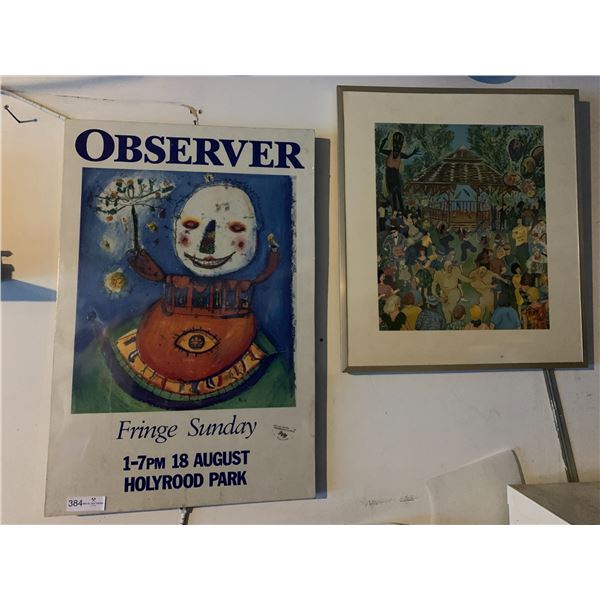 Retro Fringe Festival Poster and Artwork