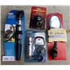 Image 1 : Assortment of Bicycle Accessories - Pump, Bell, Mirror, Light