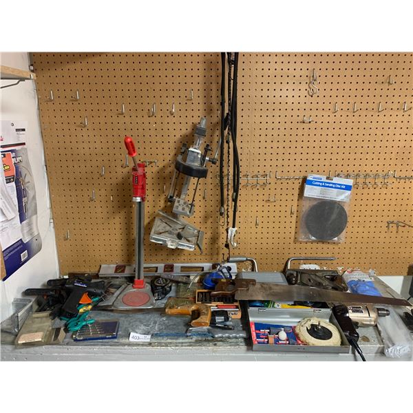 Large Assortment of Tools - Bungee Cords, Saws, Clamps, and More!
