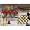 Image 1 : 2 x Spice Racks Containing Assorted Hardware (See Description)