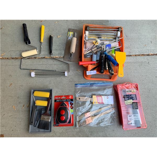 Assortment of Painting Supplies