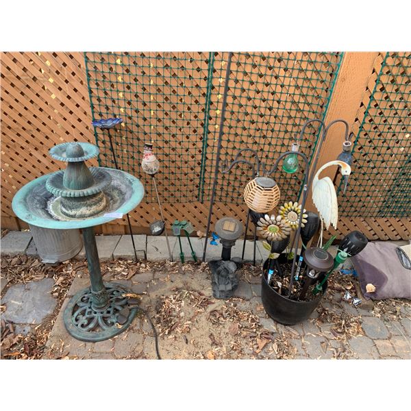 Assortment of Lawn Decorations