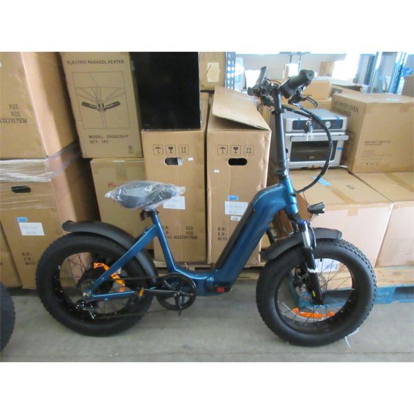 New Janobike Blue Y20 Step Through E-Bike - Assembled