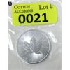 Image 1 : 1 Oz .9999 Silver 2020 Canada Maple Leaf Coin 