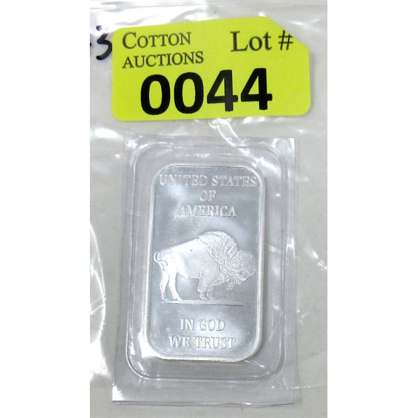 1 Oz .999 Silver Liberty 2-Sided Bar