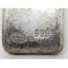 Image 2 : Rare 50 Oz .999+ Silver Johnson Matthey Hand Stamped & Poured Bar 