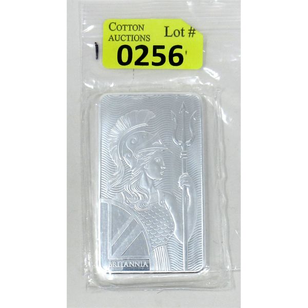 10 Oz .999 Silver Royal Mint Britannia Bar