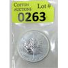 Image 1 : 1 Oz .9999 Silver 2011 Canada Maple Leaf Coin 