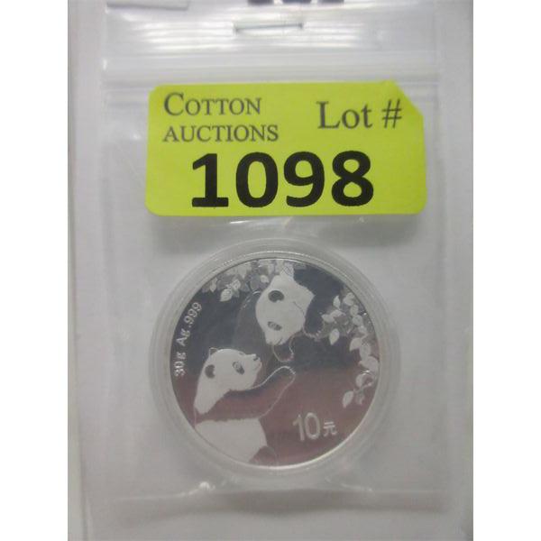 30 Gram .999 Silver 2023 Chinese Panda Coin