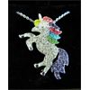 Image 2 : 21 New Rainbow Crystal Unicorn Necklaces in Boxes