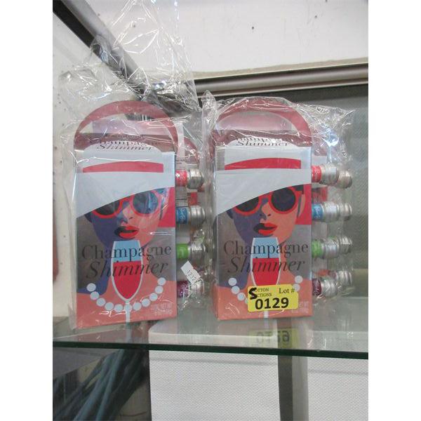 5 Champagne Shimmer Glitter Drink Mixes