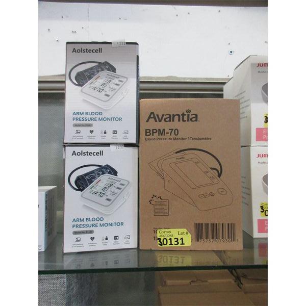 3 New Arm Blood Pressure Monitors 