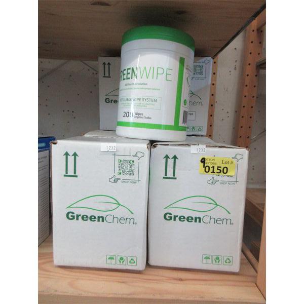 9 New Green Wipe Refillable Wipe Systems 