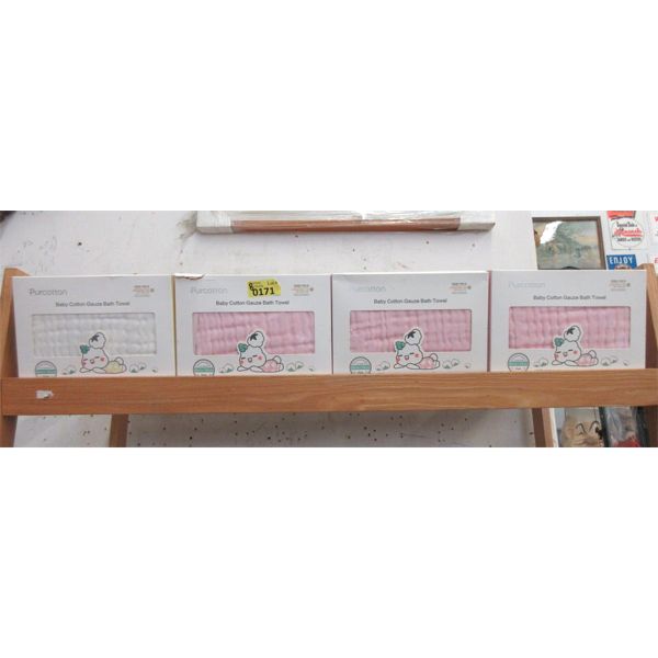 8 New Cotton Gauze Baby Bath Towels