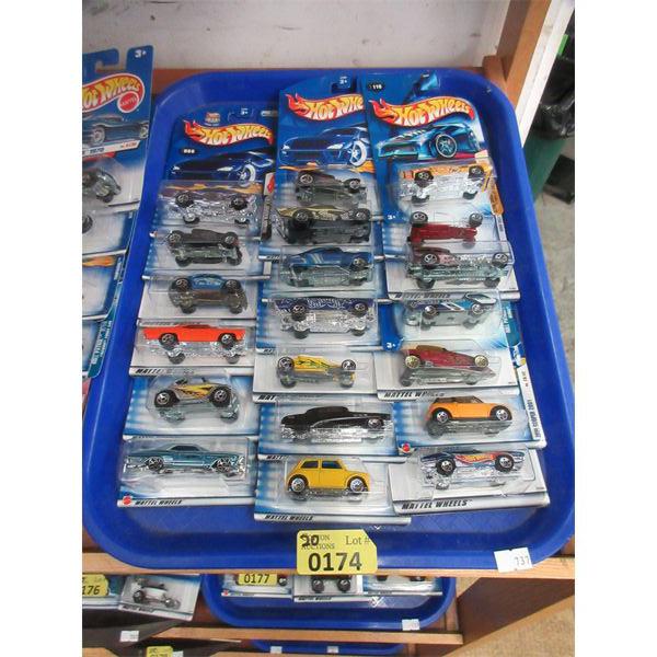 20 New Hot Wheels Vehicles - Sealed Packages