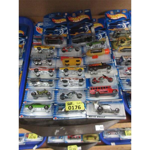 20 New Hot Wheels Vehicles - Sealed Packages