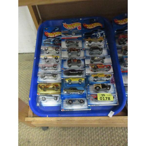20 New Hot Wheels Vehicles - Sealed Packages