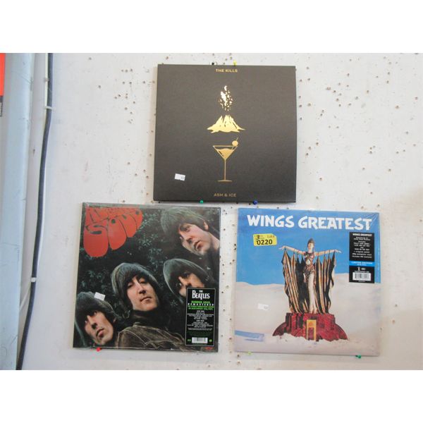 3 Vinyl LP Records