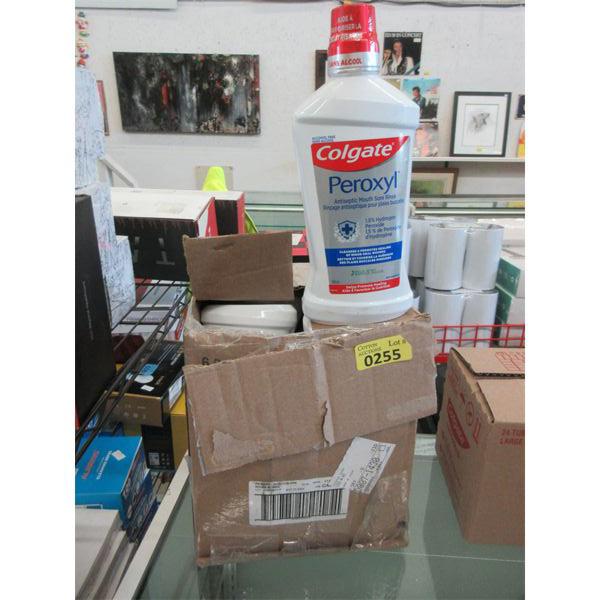 Box of 6 Colgate Peroxyl Antiseptic Sore Mouth Rinse