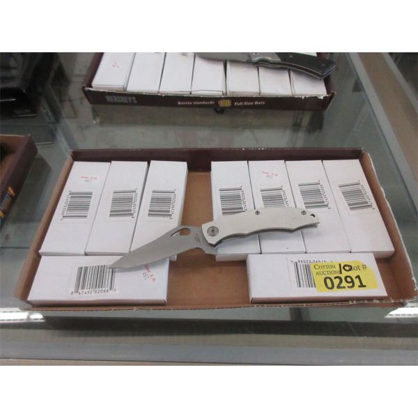 10 New Folding Knives with 3" Blades