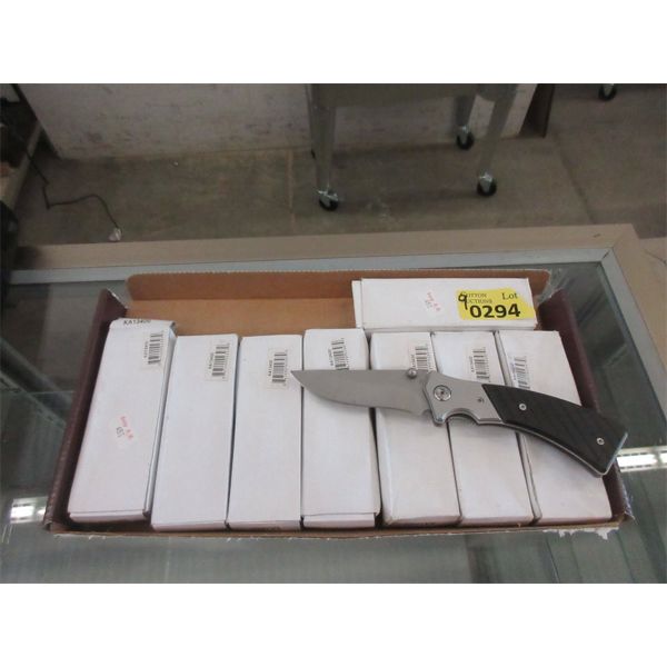 9 New Folding Knives with 3.5" Blades