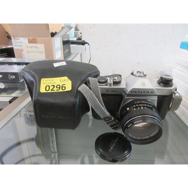 Pentax Asahi K 1000 Camera with Case