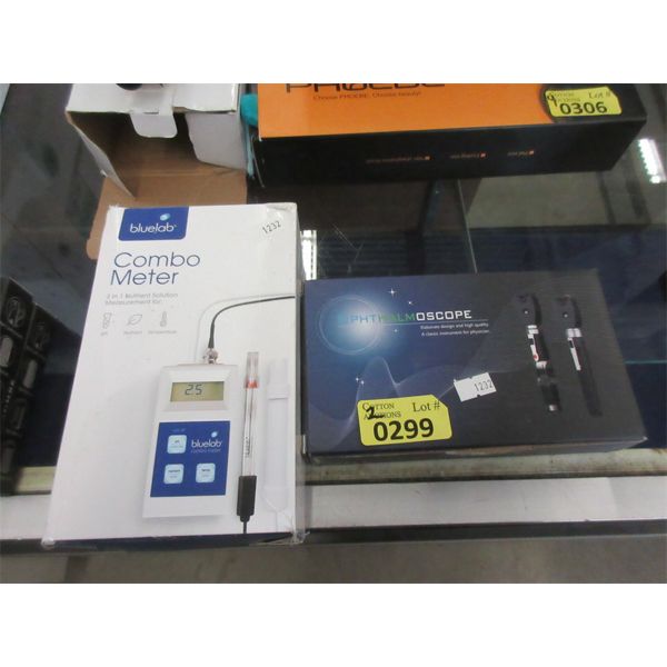 Ophthalmoscope and Blulab Combo Meter  