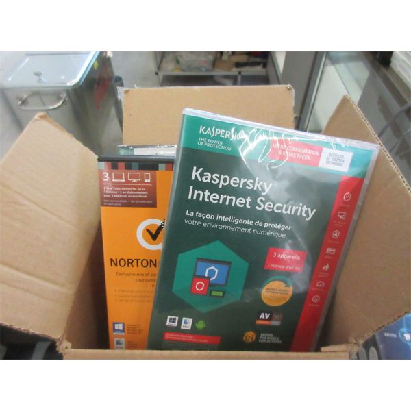 6 Kaspersky and 3 Norton Internet Security 