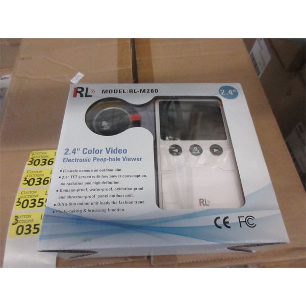 3 New Electronic Colour Video Peep Hole Viewers