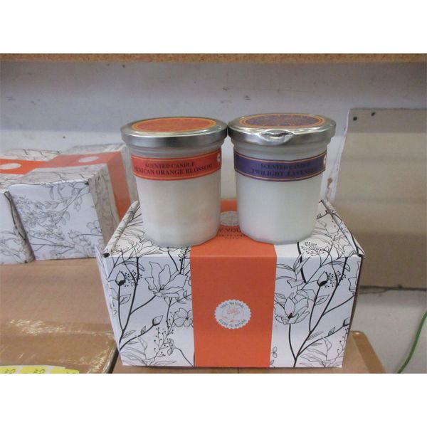 3 Sets of 2 Aromatherapy Jar Candles - 7.4 Oz