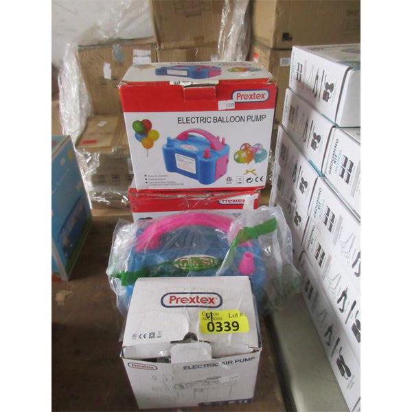 4 Pretex Electric Balloon and Air Pumps