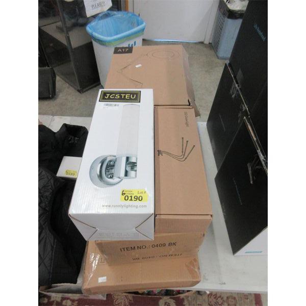 6 Piece Lot of Assorted Lights & Lighting 