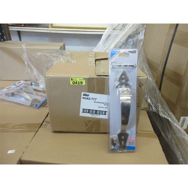 2 Cases of 10 Stainless Steel 11" Gate Pulls