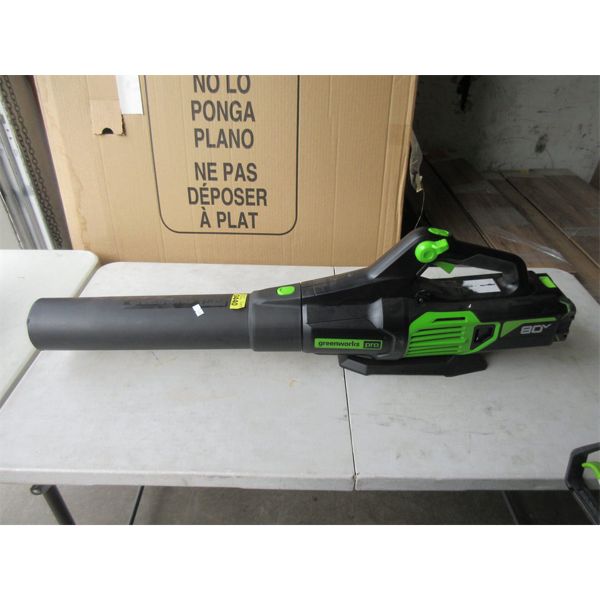 Greenworks Pro Cordless Blower - No charger
