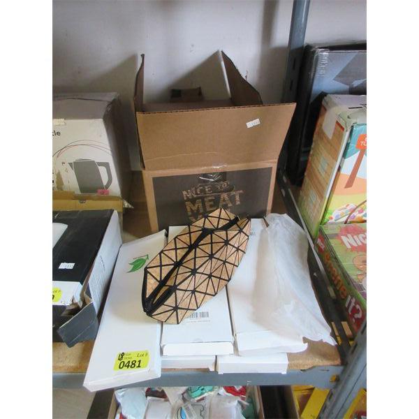 18 New Cork Covered Cosmetics Bags - 3" x 3.5" x 10"