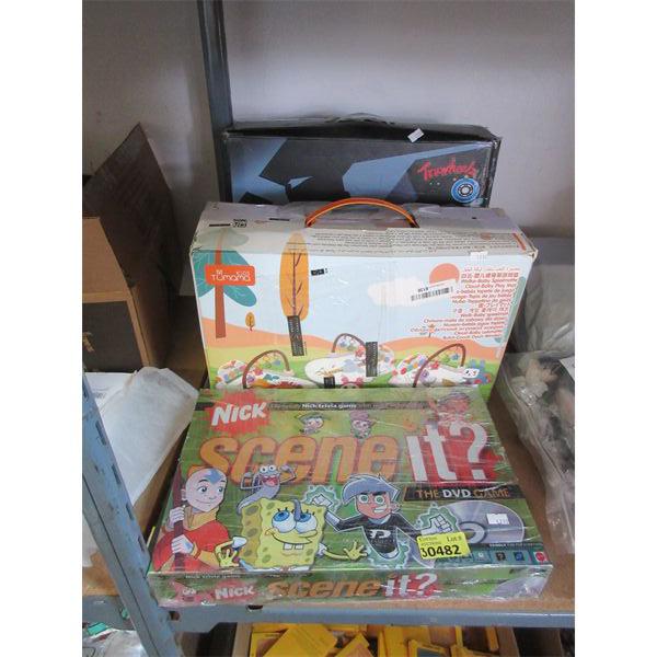 Board Game, Baby Play Mat & Truwheelz