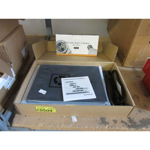 WiFi Zoom Camera & 10 Port PoE Switch